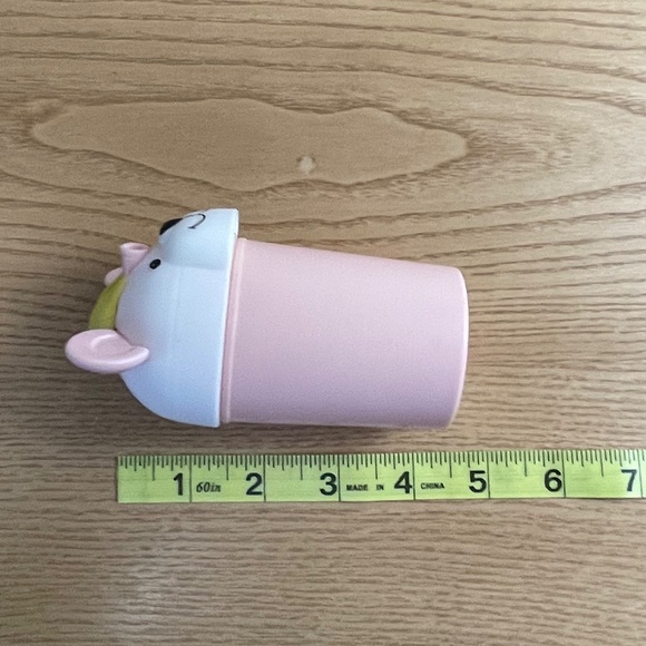 Vintage Sippy Cups Lot of 2 Blue & Pink Puppy Dogs w Straws Toddler Thailand - Picture 11 of 12